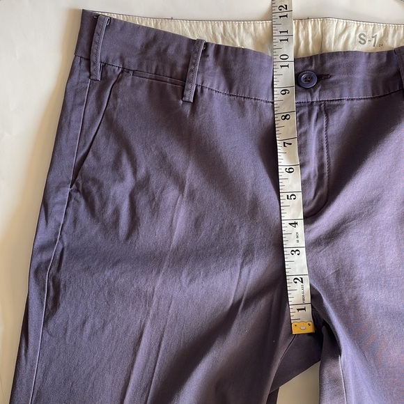 S-1. 24 Womens Lavander Purple Mid-Rise Casual Office Trouser pants size 12 - Picture 5 of 8